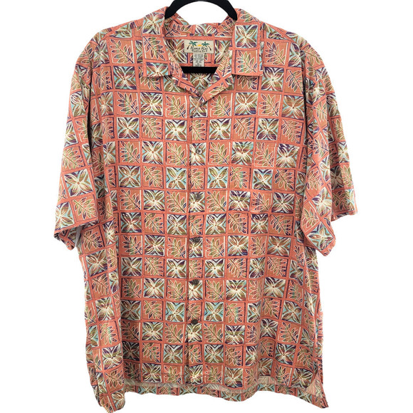 KONA Kai Trading Co Men's Casual Button Front Shirt Size XL Tropical Hawaiian - Picture 1 of 4